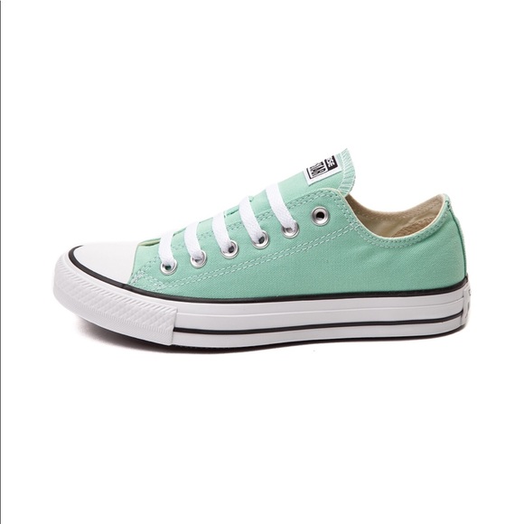 seafoam green converse